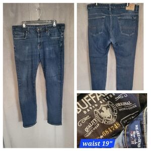 Mens Buffalo 36x30 Skinny Jeans